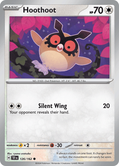 Hoothoot Temporal Forces #126