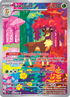 Sawsbuck Temporal Forces #166