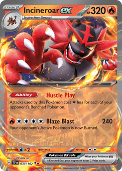 Incineroar ex Temporal Forces #34