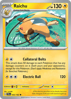 Raichu Temporal Forces #52