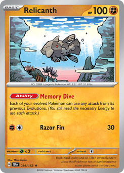 Relicanth Temporal Forces #84
