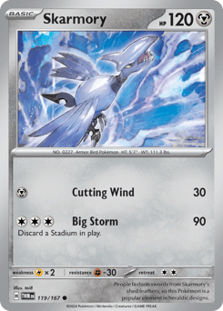 Skarmory Twilight Masquerade #119