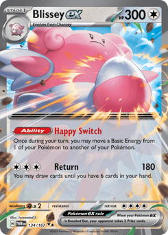 Blissey ex Twilight Masquerade #134