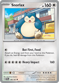 Snorlax Twilight Masquerade #136