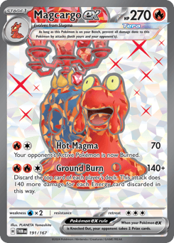 Magcargo ex Twilight Masquerade #191