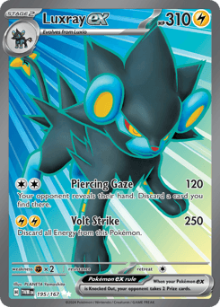 Luxray ex Twilight Masquerade #195