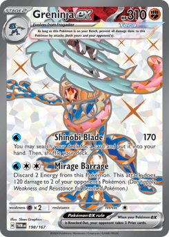 Greninja ex Twilight Masquerade #198