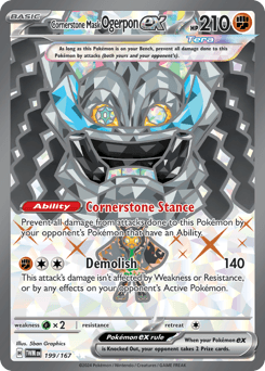 Cornerstone Mask Ogerpon ex Twilight Masquerade #199