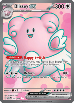 Blissey ex Twilight Masquerade #201