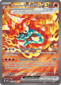 Hearthflame Mask Ogerpon ex Twilight Masquerade #212
