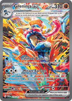 Greninja ex Twilight Masquerade #214