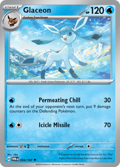 Glaceon Twilight Masquerade #54