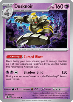 Dusknoir Shrouded Fable #20