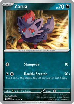 Zorua Shrouded Fable #31