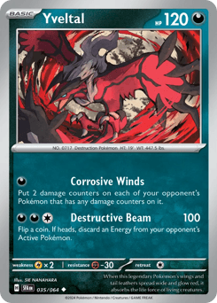 Yveltal Shrouded Fable #35