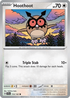 Hoothoot Stellar Crown #114