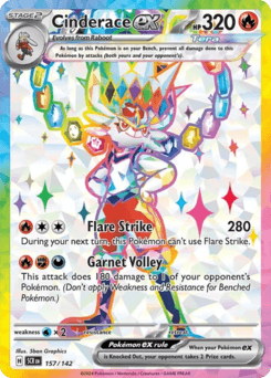 Cinderace ex Stellar Crown #157