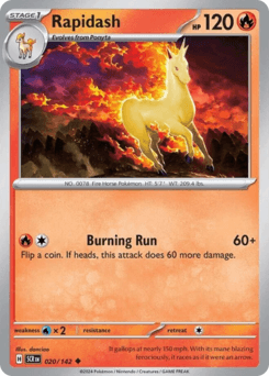 Rapidash Stellar Crown #20