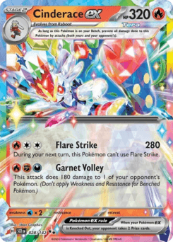 Cinderace ex Stellar Crown #28