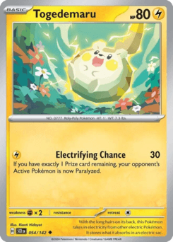 Togedemaru Stellar Crown #54