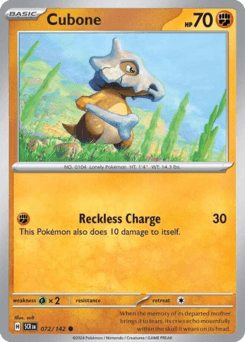 Cubone Stellar Crown #72