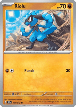 Riolu Stellar Crown #81