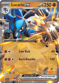Lucario ex Stellar Crown #82