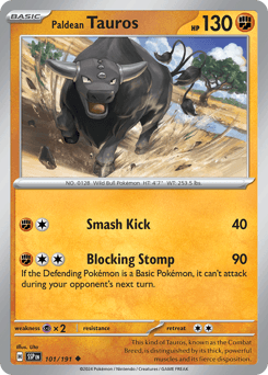 Paldean Tauros Surging Sparks #101