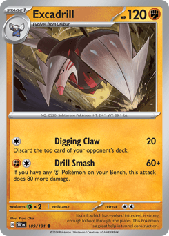 Excadrill Surging Sparks #109