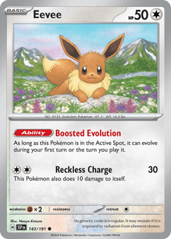 Eevee Surging Sparks #143