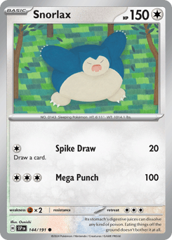 Snorlax Surging Sparks #144