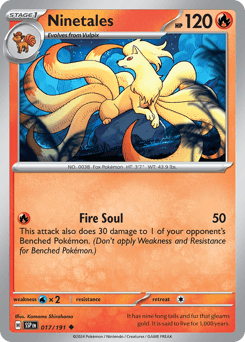 Ninetales Surging Sparks #17