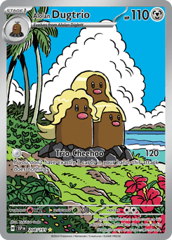 Alolan Dugtrio Surging Sparks #208