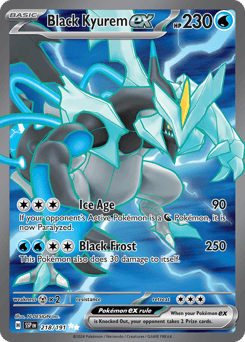 Black Kyurem ex Surging Sparks #218