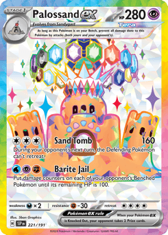 Palossand ex Surging Sparks #221
