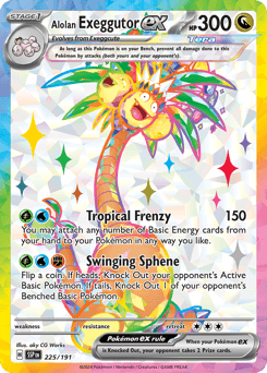 Alolan Exeggutor ex Surging Sparks #225