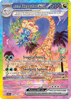 Alolan Exeggutor ex Surging Sparks #242