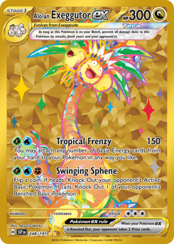 Alolan Exeggutor ex Surging Sparks #248