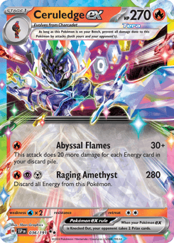 Ceruledge ex Surging Sparks #36