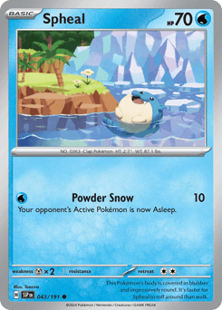 Spheal Surging Sparks #43