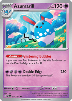 Azumarill Surging Sparks #74