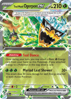 Teal Mask Ogerpon ex Prismatic Evolutions #12