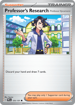 Professor's Research Prismatic Evolutions #125