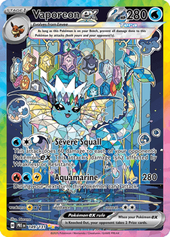 Vaporeon ex Prismatic Evolutions #149