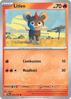 Litleo Prismatic Evolutions #15