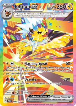 Jolteon ex Prismatic Evolutions #153