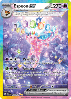 Espeon ex Prismatic Evolutions #155