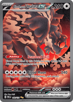 Bloodmoon Ursaluna ex Prismatic Evolutions #168