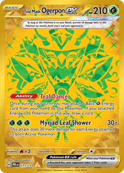Teal Mask Ogerpon ex Prismatic Evolutions #177