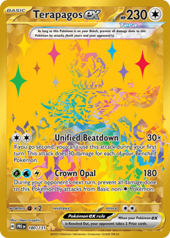 Terapagos ex Prismatic Evolutions #180